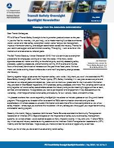 Transit Safety Oversight Spotlight Newsletter