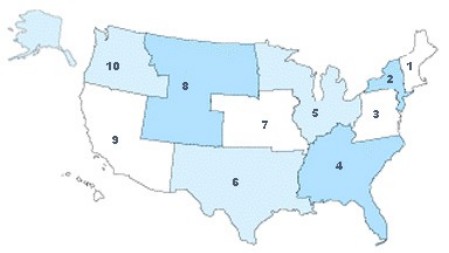 The 10 FTA regions Required to Test for Drugs and Alcohol